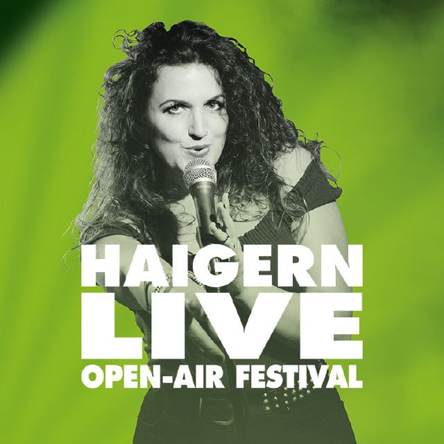 Yvonne Luithlen als Titelgirl des HAIGERN-LIVE Open Air Festival in Talheim